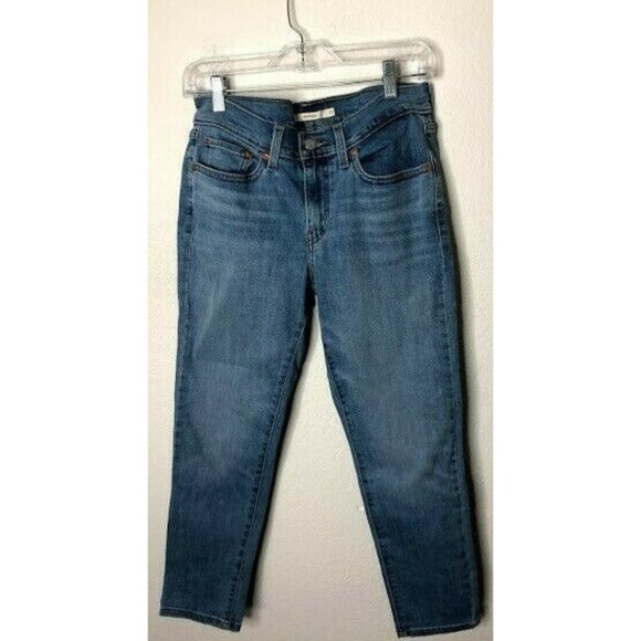 Levis Womens Wedgie Skinny Jeans Blue 